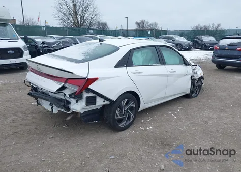 2025 Hyundai Elantra Sel Sport z USA, uszkodzony, nr VIN KMHLM4DG7SU937080